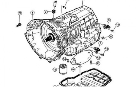 Trans external parts breakdown.